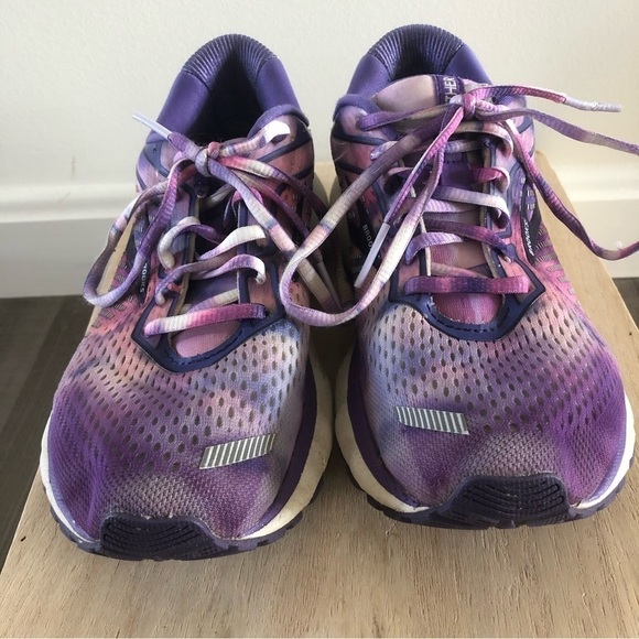 Brooks Ghost Together Unity Purple Tie Dye Athletic Shoes 6.5 - Picture 3 of 8
